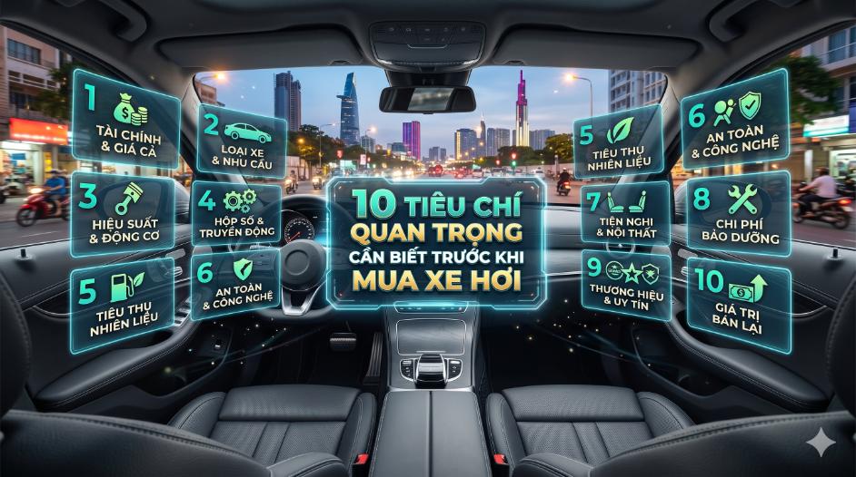 10 tiêu chí quan trọng cần biết trước khi mua xe: Câu chuyện “chọn sai một tiêu chí, trả giá nhiều năm”