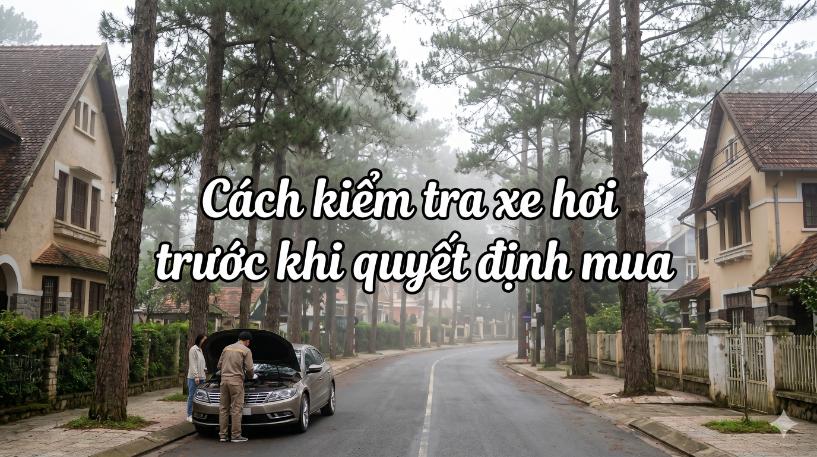 Cách kiểm tra xe trước khi quyết định mua: Câu chuyện “một quyết định giúp tránh mất hàng chục triệu”