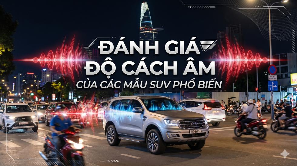 Đánh giá độ cách âm của các mẫu SUV phổ biến