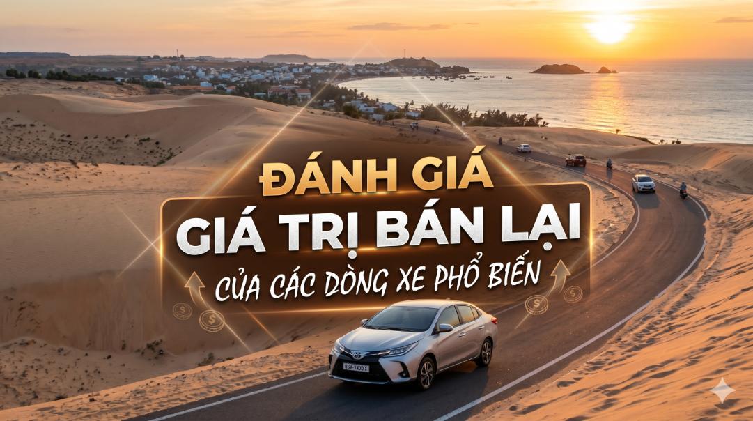 Đánh giá giá trị bán lại của các dòng xe phổ biến: Xe nào giữ giá tốt nhất tại Việt Nam?
