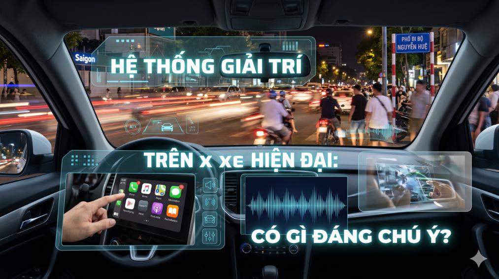 Hệ thống giải trí trên xe hiện đại: Có gì đáng chú ý?