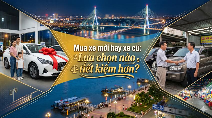 Mua xe mới hay xe cũ: Lựa chọn nào tiết kiệm hơn? Câu chuyện của những quyết định “đắt giá” sau vô lăng