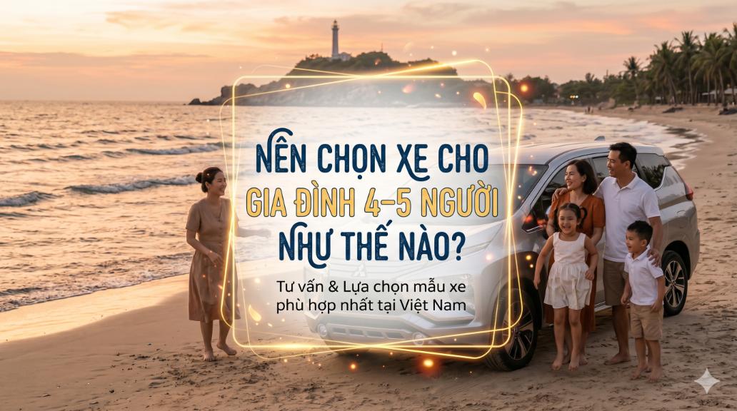 Nên chọn xe cho gia đình 4–5 người như thế nào? (Hướng dẫn chi tiết & dễ hiểu nhất)