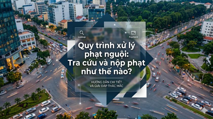 Quy trình xử lý phạt nguội: Tra cứu và nộp phạt như thế nào ?