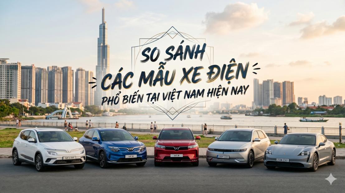 So sánh các mẫu xe điện phổ biến tại Việt Nam hiện nay: Có nên “bỏ xăng” để chuyển sang xe điện?