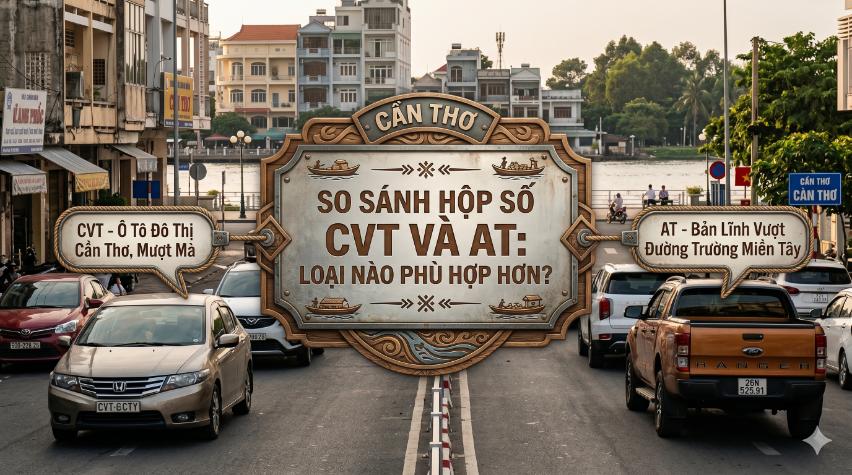 So sánh hộp số CVT và AT: Loại nào phù hợp hơn?