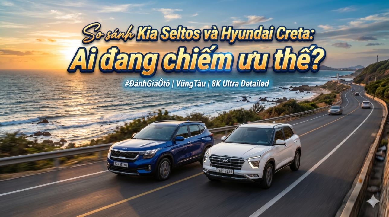So sánh Kia Seltos và Hyundai Creta: Ai đang chiếm ưu thế?