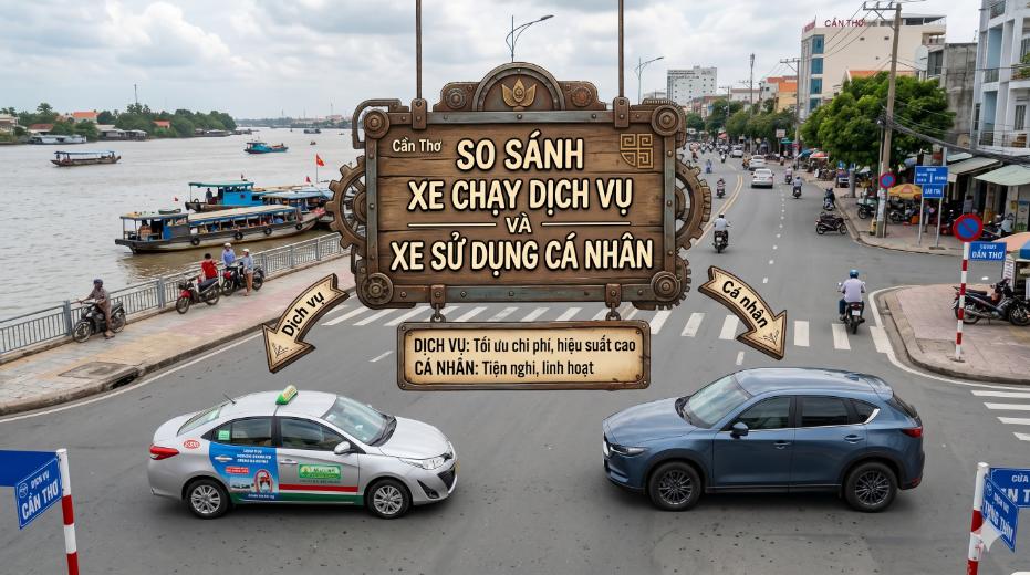 So sánh xe chạy dịch vụ và xe sử dụng cá nhân: Chọn đúng để không “đốt tiền”