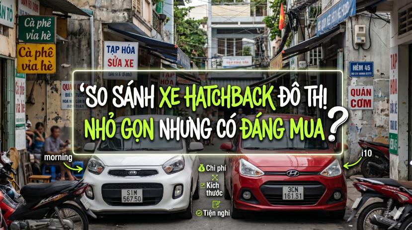 So sánh xe hatchback đô thị: Nhỏ gọn nhưng có đáng mua?