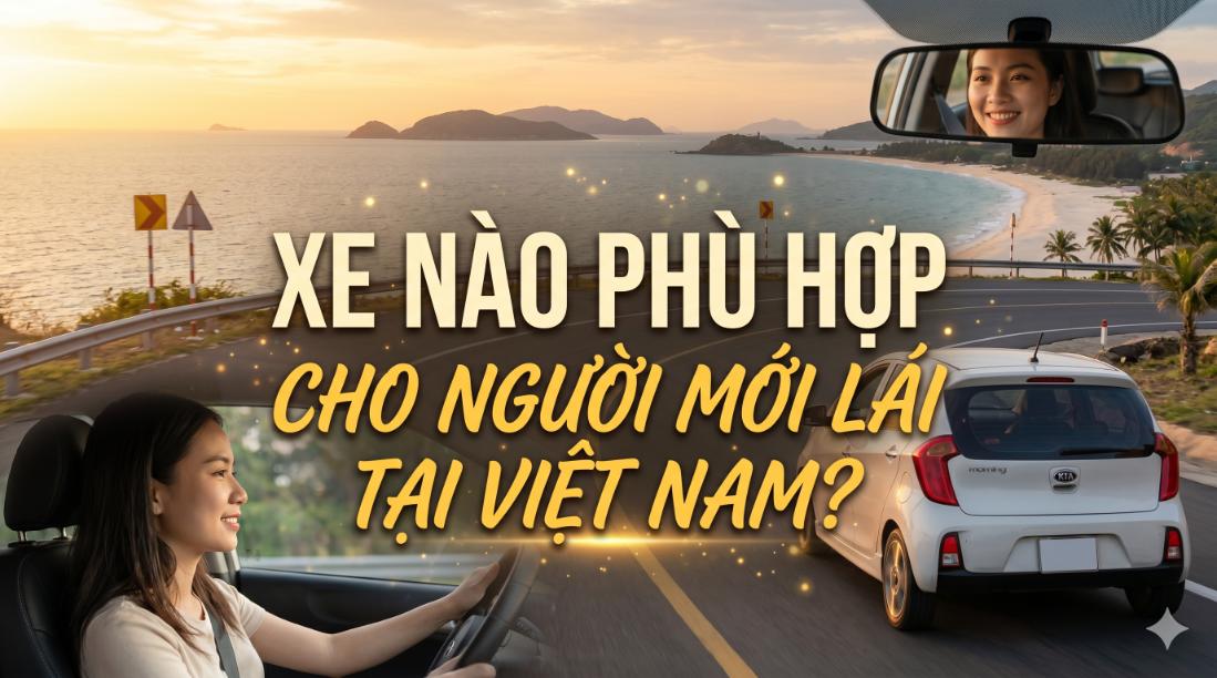 Xe nào phù hợp cho người mới lái tại Việt Nam? (Hướng dẫn chọn xe an toàn & dễ lái)